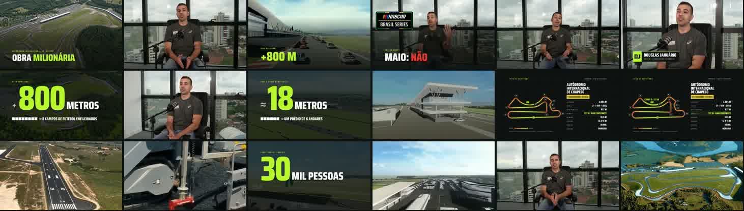 Parte da folha de quadros da revisão